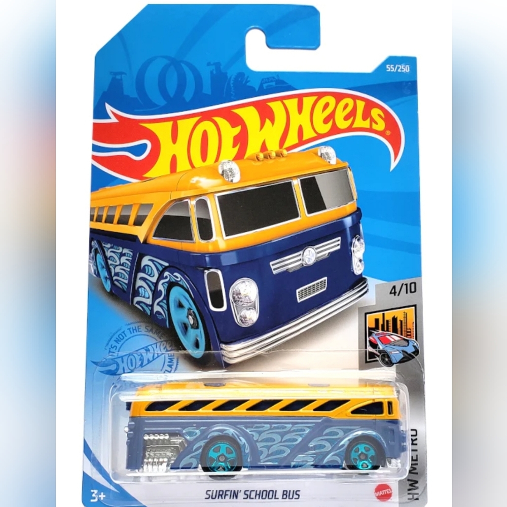 SURFIN' SCHOOL BUS HOT WHEELS 🛞